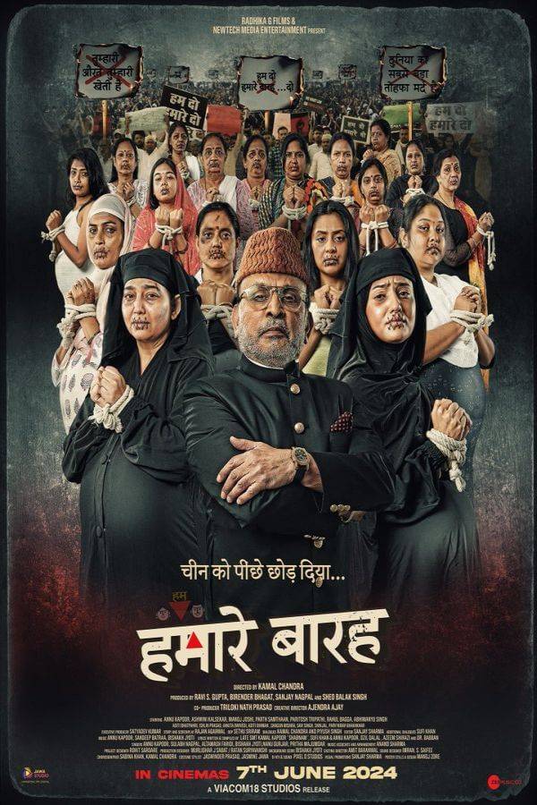 Hamare Baarah 2024 Hindi (Cleaned) 1080p 720p 480p HDTS x264